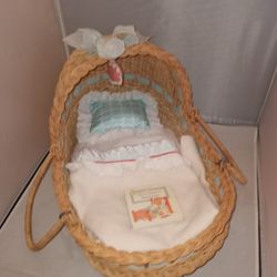 Pleasant Company Bitty Baby  1995 Lullaby Basket 