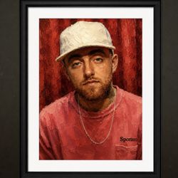 Mac Miller 16” X 20” Painting Print Only