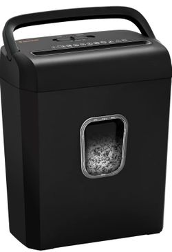 Bonsaii 6-Sheet Cross-Cut Paper Shredder (Model C237-B)