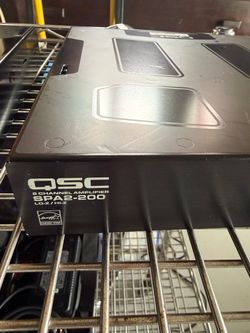 QSC SPA2-200 2-Channel 200W Power Amplifier – 3 Available