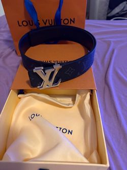 Louis Vuitton Monogram Belt with LV Buckle