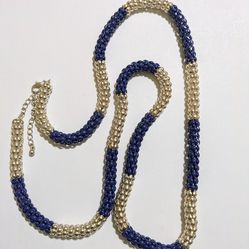 Vintage 24" Metal Chain Necklace 