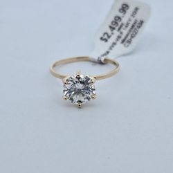 14kt Gold LABGROWN Diamond Ring 2.04cttw