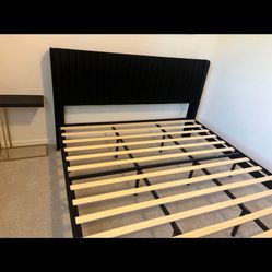 New King Velvet Bed frame