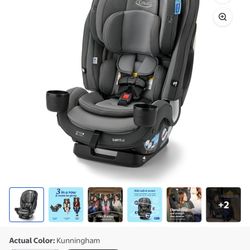 Graco SlimFit3 Silla de Auto 3 en 1, Kunningham, Gris