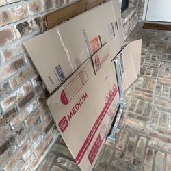 Lot Of 12 Moving Boxes - Various Sizes