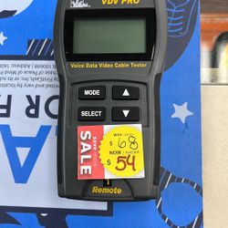 Ideal 33-856V Video,Data, Voice Tester