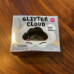 Glitter Cloud Squishy ☁️💛✨