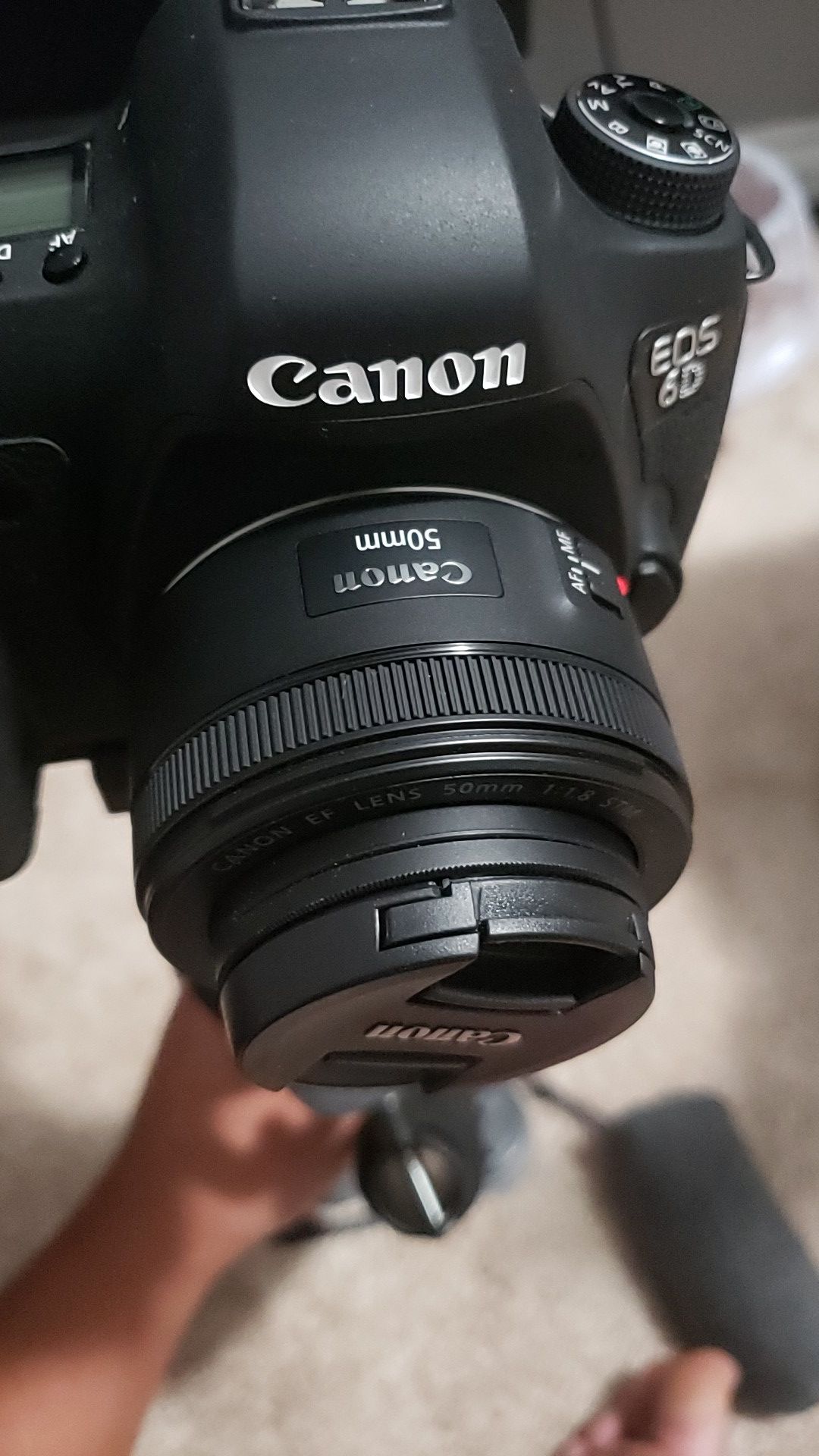 Canon 50mm 1.8 with 3 filters