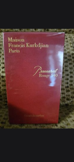 Fully sealed baccarat 540 2.4 oz bottle