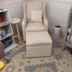 Cream Rocker/glider For Nursery 