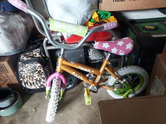 Bluey Bike w/training wheels, made for toddlers