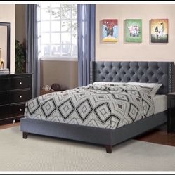 Brand New In Box Full Size Bed With Mattress 