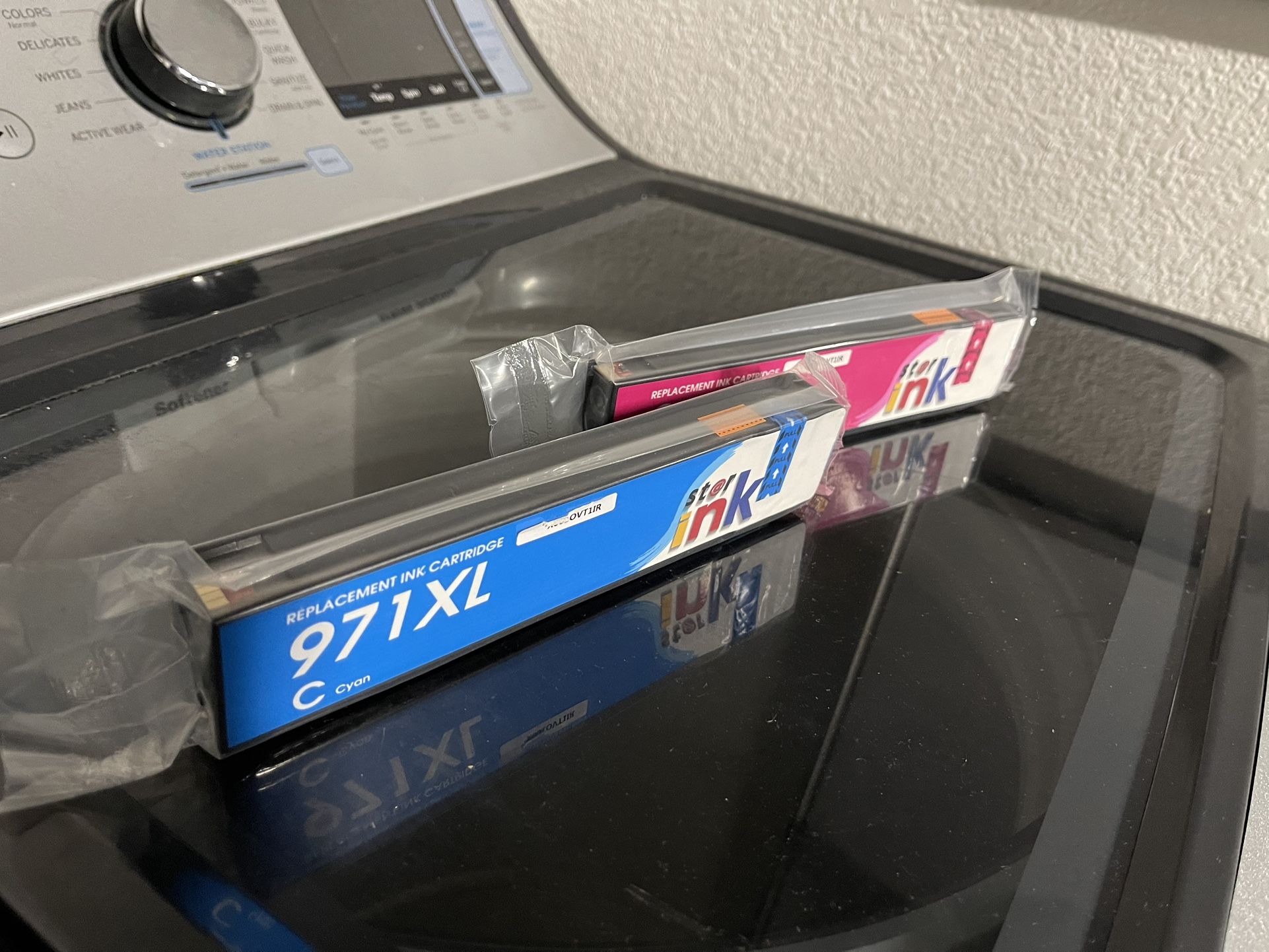 Laserjet ink 971 XL Cyan & Magenta 