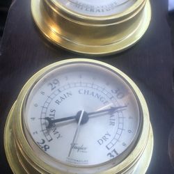 Vintage House Temperature And Weather Stormy, Rain Chance Fair Dry Works Great