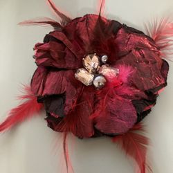 Flower Brooch With Magnet 
