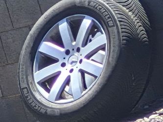 Mercedes rims and tires  like ne only two of them