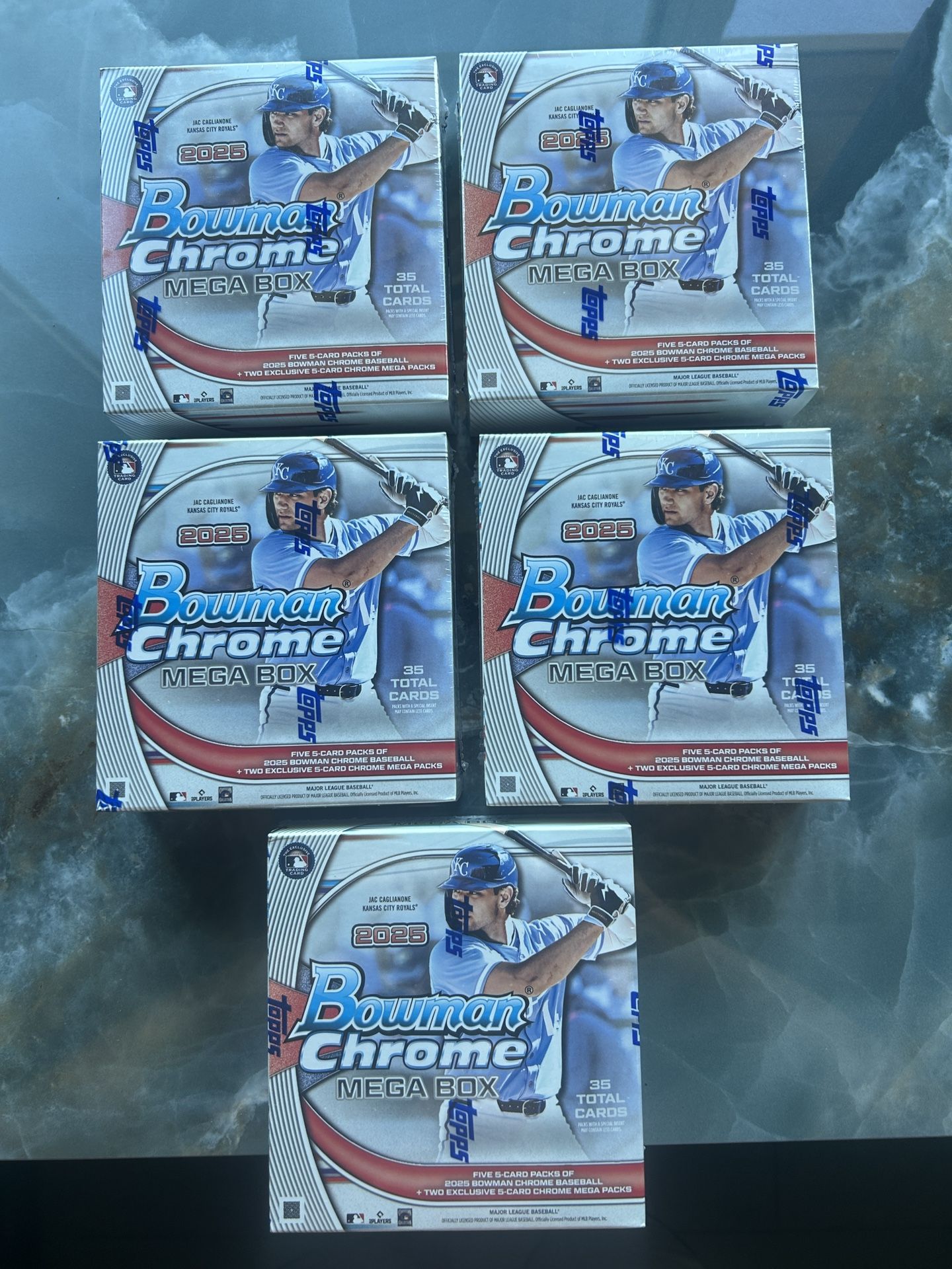 2025 Bowman Chrome Baseball Mega Box