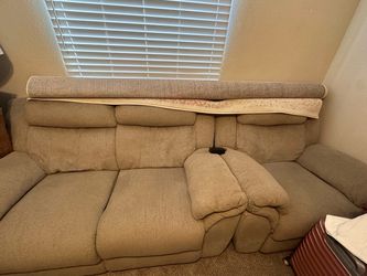 Ashley power reclining sofa set
