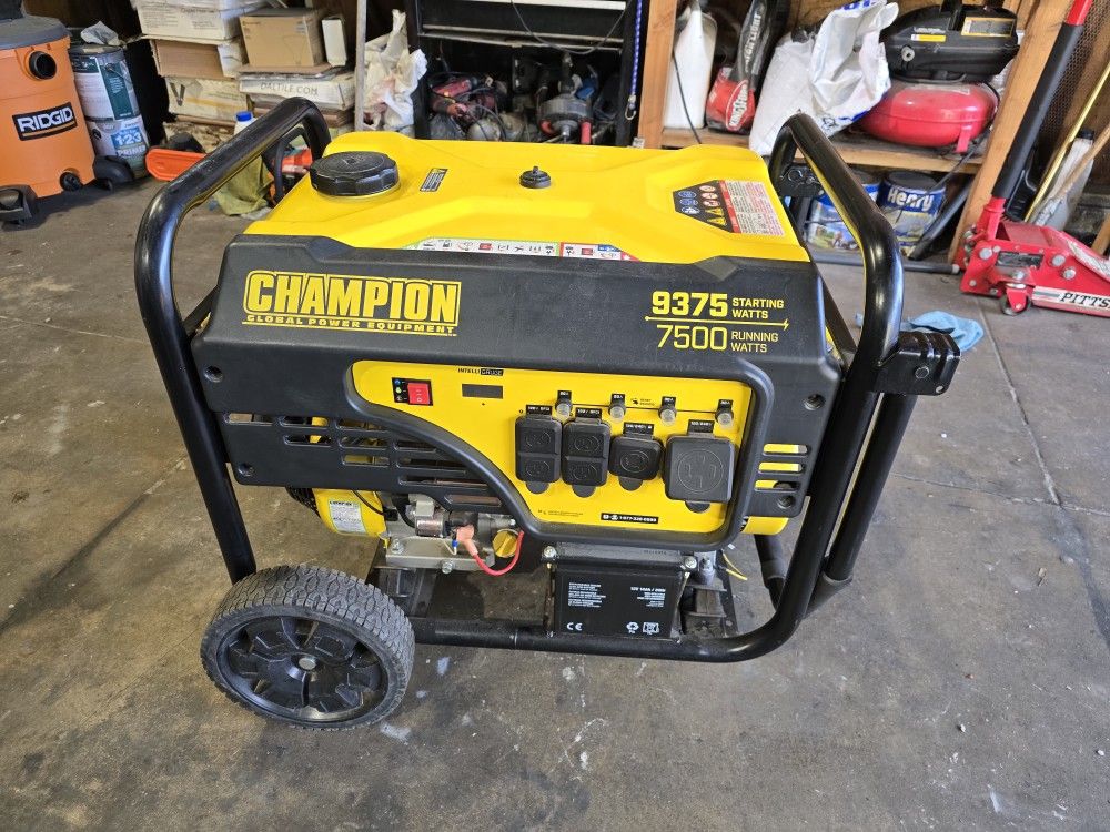 Champion Power Equipment 9375-Watt Portable Generator with Electric Start