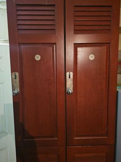 Wood lockers