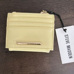 Small Yellow Steve Madden Wallet