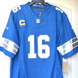 XL - LIONS #16 JARED GOFF JERSEY
