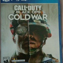 Call Of Duty Black Ops COLD WAR PS4