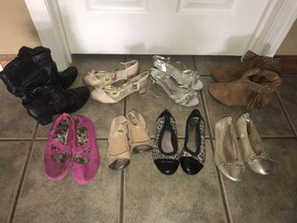 Girls youth size 3 dress shoe and boot lot