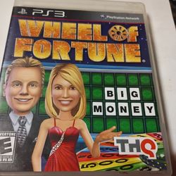 PS3 Wheel Of Fortune Game