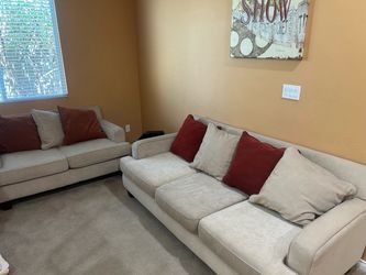 Couch and love seat