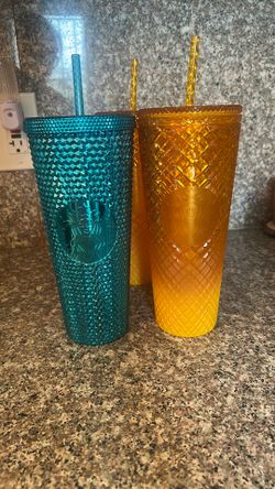 3 Starbucks Tumblers