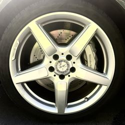 Used Mercedes Benz CLS factory AMG rims 19x9.5 /8.5 staggred 5x112