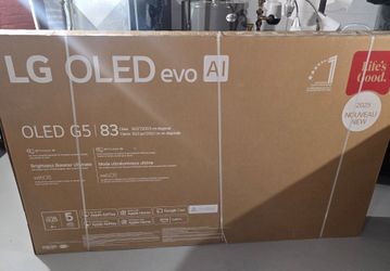 New LG 83" G5 OLED factory sealed