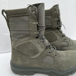Men’s Under Armour Suede Boots Army Green Combat Shoes