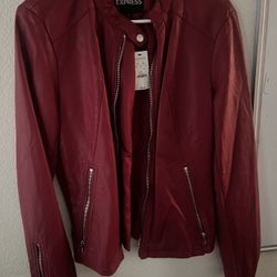 NEW EXPRESS WOMENS LEATHER JACKET