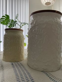 Mary & Martha Ceramic Containers