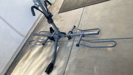 Platform bike hitch rack