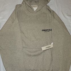 Essentials Fear Of God Grey Hoodie 