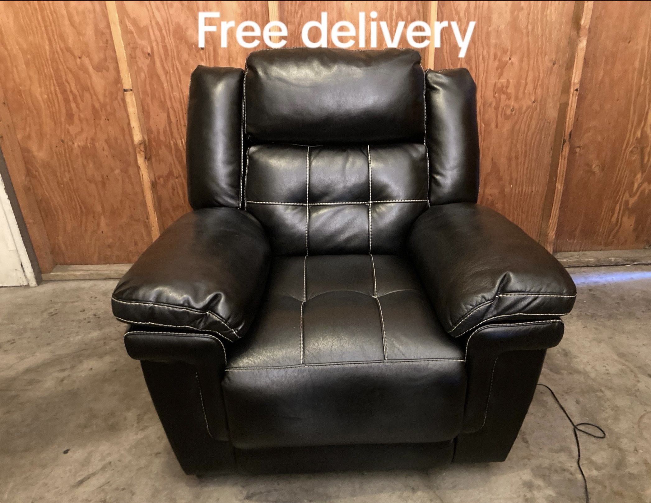 Black Electric Recliner Chair - Free Delivery 