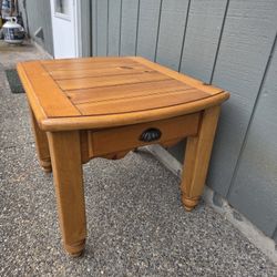 Sold Wood Nightstand 