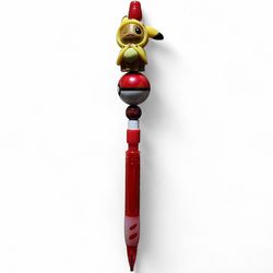 Pokemon Eevee In Pikachu Costume Beaded Mechanical Pencil Yellow