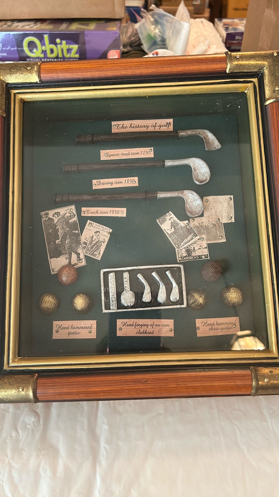 Golfers Shadow Box