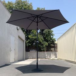 (Brand New) $70 Patio Umbrella Set (10 FT Umbrella and 26lbs Weight Base) Tilt Crank, Outdoor Garden Market