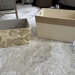 Linen Sturdy Boxes 