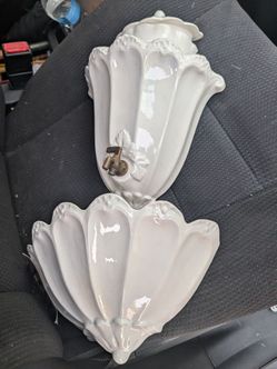 Ceramic white fountain