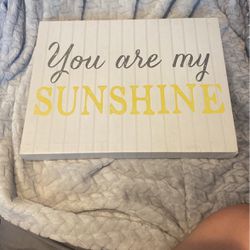 “you Are My Sunshine” Canvas Painting 