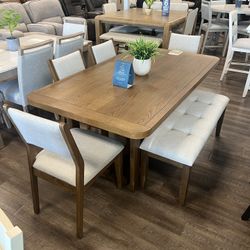 6-piece Dining Set On Sale Now 72” X 40”