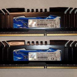 G.SKILL Ripjaws Z 16GB (2x8GB) 2400 MHz *10-12-12-31* DDR3 (CL10) Desktop RAM Memory