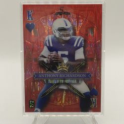 Anthony Richardson Wild Card Stacked Deck Numbered 2/2